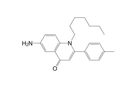 6-Amino-1-heptyl-2-p-tolylquinolin-4(1H)-one