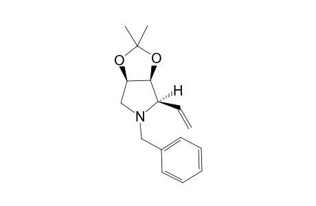 (3aS,4R,6aR)-4-ethenyl-2,2-dimethyl-5-(phenylmethyl)-3a,4,6,6a-tetrahydro-[1,3]dioxolo[4,5-c]pyrrole