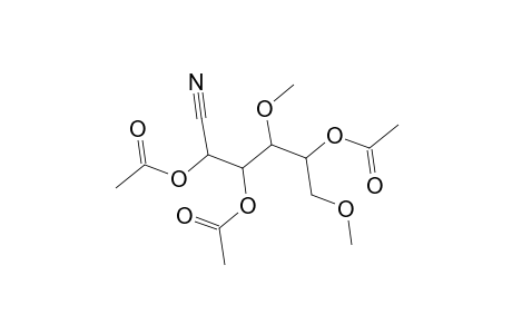 2,3,5-Tri-O-acetyl-4,6-di-O-methyl-D-mannonitrile