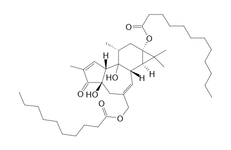 13-O-Dodecanoyl-20-O-decanoyl-12-deoxyphorbol