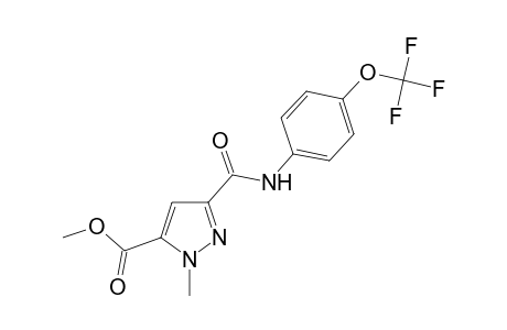 1H-Pyrazole-5-carboxylic acid, 1-methyl-3-[[[4-(trifluoromethoxy)phenyl]amino]carbonyl]-, methyl ester