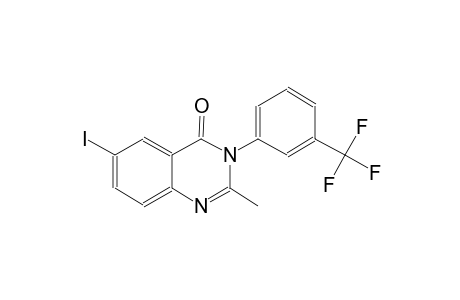 4(3H)-quinazolinone, 6-iodo-2-methyl-3-[3-(trifluoromethyl)phenyl]-