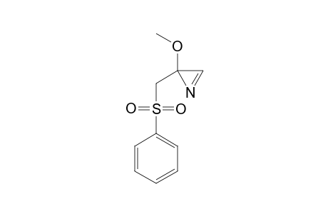 2-METHOXY-2-PHENYLSULFONYLMETHYL-2H-AZIRINE