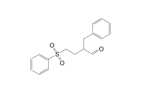 2-(Phenylmethyl)-4-(phenylsulfonyl)butanal