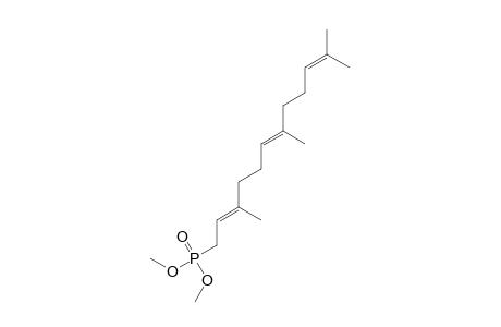 DIMETHYL-[3,7,11-TRIMETHYL-(E,E)-2,6,10-DODECATIENYL]-PHOSPHONATE