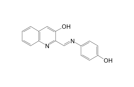 2-[N-(p-hydroxyphenyl)formimidoyl]-3-quinolinol