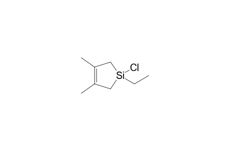 1-Chloro-1-ethyl-3,4-dimethyl-1-silacyclopent-3-ene