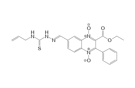 4-Allyl-1-(2-ethoxycarbonyl-1,4-dioxide-3-phenylquinoxaline-7-yl)methylidene thiosemicarbazide