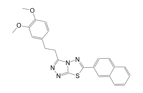 [1,2,4]triazolo[3,4-b][1,3,4]thiadiazole, 3-[2-(3,4-dimethoxyphenyl)ethyl]-6-(2-naphthalenyl)-