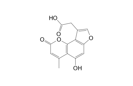 [5-Hydroxy-4-methyl-2-oxo-2H-furo[2,3-h]chromen-9-yl]acetic Acid