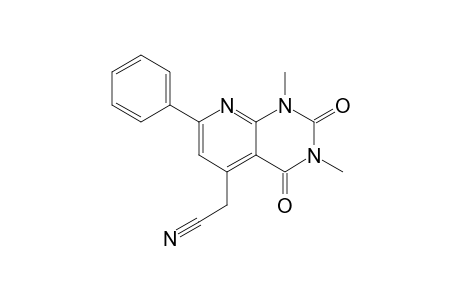 5-Cyanomethyl-7-phenyl-1,3-dimethyl-2,4-dioxopyrido[2,3-d]pyrimidine