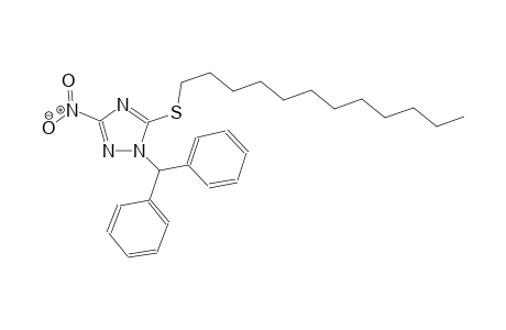 1-benzhydryl-5-(dodecylsulfanyl)-3-nitro-1H-1,2,4-triazole