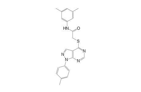 N-(3,5-dimethylphenyl)-2-{[1-(4-methylphenyl)-1H-pyrazolo[3,4-d]pyrimidin-4-yl]sulfanyl}acetamide