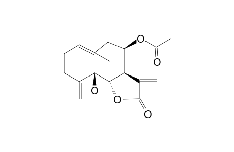 GERMACRA-1(10)E,4(15),11(13)-TRIEN-12,6-A-OLIDE,8-B-ACETOXY-5-B-HYDROXY