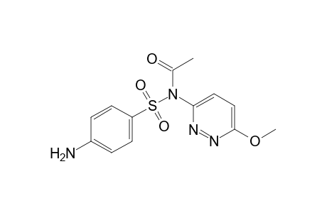 N1-acetyl-N1-(3-methoxy-6-pyridazinyl)sulfanilamide