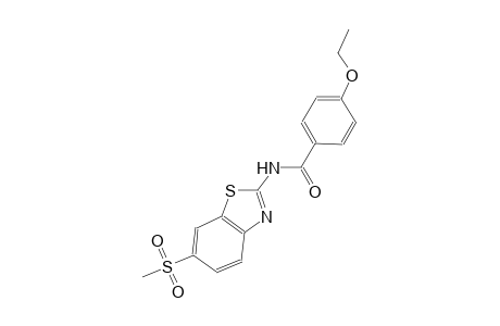 4-ethoxy-N-[6-(methylsulfonyl)-1,3-benzothiazol-2-yl]benzamide