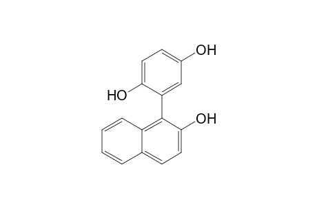 2-(2-hydroxy-1-naphthalenyl)benzene-1,4-diol