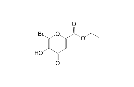 ethyl 6-bromo-5-hydroxy-4-oxo-4H-pyran-2-carboxylate