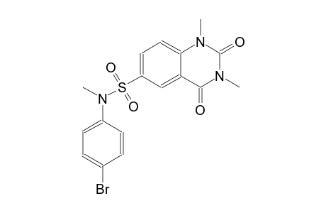 N-(4-bromophenyl)-N,1,3-trimethyl-2,4-dioxo-1,2,3,4-tetrahydro-6-quinazolinesulfonamide