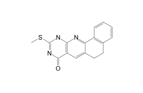 10-(Methylthio)-5,6-dihydro-9H-benzo[h]pyrimido[4,5-b]quinolin-8-one