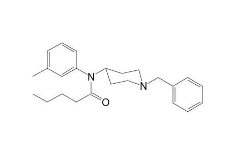 N-(1-Benzylpiperidin-4-yl)-N-(3-methylphenyl)pentanamide