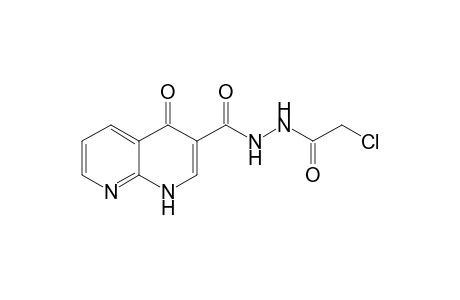 N'-(2-chloroacetyl)-1,4-dihydro-4-oxo-1,8-naphthyridine-3-carbohydrazide