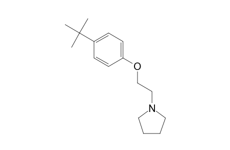 Pyrrolidine, 1-[2-[4-(1,1-dimethylethyl)phenoxy]ethyl]-