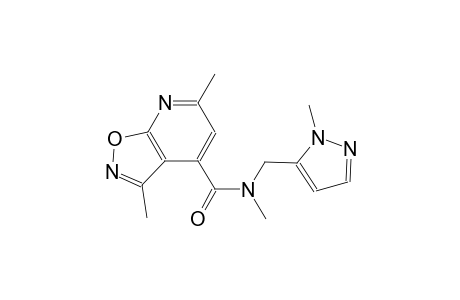 isoxazolo[5,4-b]pyridine-4-carboxamide, N,3,6-trimethyl-N-[(1-methyl-1H-pyrazol-5-yl)methyl]-