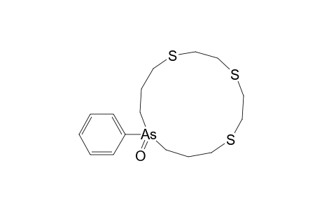 1,4,7-Trithia-11-arsacyclotetradecane, 11-phenyl-, 11-oxide