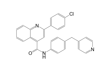 4-quinolinecarboxamide, 2-(4-chlorophenyl)-N-[4-(4-pyridinylmethyl)phenyl]-