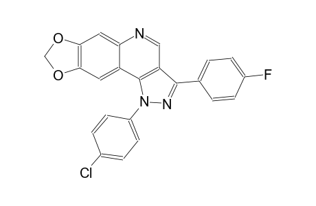 1-(4-chlorophenyl)-3-(4-fluorophenyl)-1H-[1,3]dioxolo[4,5-g]pyrazolo[4,3-c]quinoline