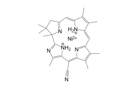 (7,8,12,13,18,19-Hexadehydro-1,2,2,7,8,12,13,17-octamethyl-18-aza-24H-corrin-15-carbonitrilato)-nickel(II)