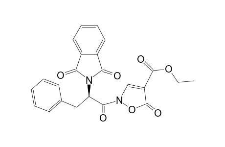 ETHYL-(S)-5-OXO-2-(3-PHENYL-2-PHTHALIMIDOPROPANOYL)-2,5-DIHYDROISOXAZOLE-4-CARBOXYLATE