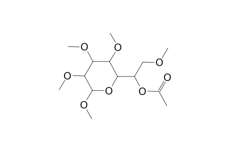 Methyl 6-O-acetyl-2,3,4,7-tetra-O-methylheptopyranoside