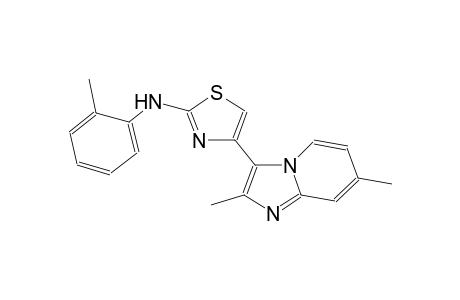 2-thiazolamine, 4-(2,7-dimethylimidazo[1,2-a]pyridin-3-yl)-N-(2-methylphenyl)-