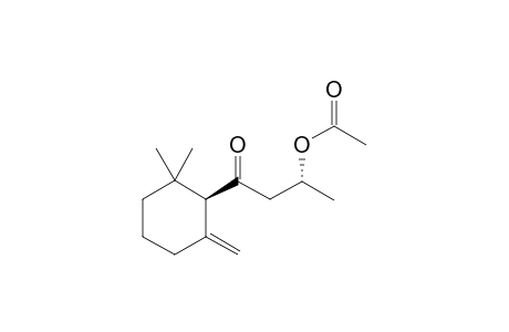 (+)-(6S,9S)-7-Oxy-.gamma.-dihydroionol acetate