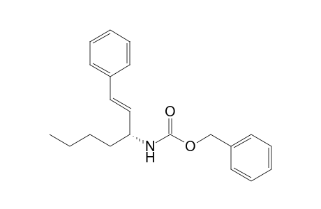 (R)-(+)-N-(Benzyloxycarbonyl)-1-phenyl-3-hept-1-enylamine