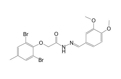 acetic acid, (2,6-dibromo-4-methylphenoxy)-, 2-[(E)-(3,4-dimethoxyphenyl)methylidene]hydrazide