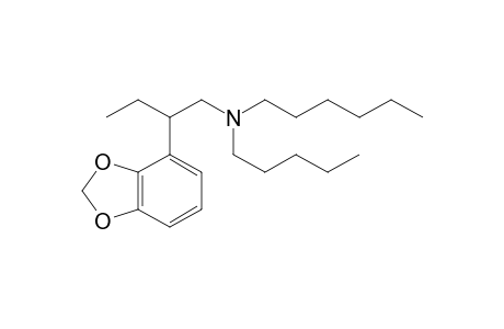 N-Hexyl-N-pentyl-2-(2,3-methylenedioxyphenyl)butan-1-amine