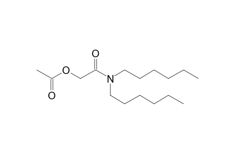 Acetoxyacetamide, N,N-dihexyl-