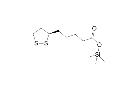 1,2-Dithiolane-3-pentanoic acid, 1TMS