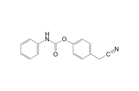 (p-hydroxyphenyl)acetonitrile, carbanilate (ester)