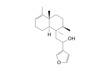 3-{1-Hydroxy-2-[(4aR,5R,6R,8aR)-3,4,4a,5,6,7,8,8a-Octahydro-1,5,6,8a-tetramethyl-5-naphthyl]ethyl}furan