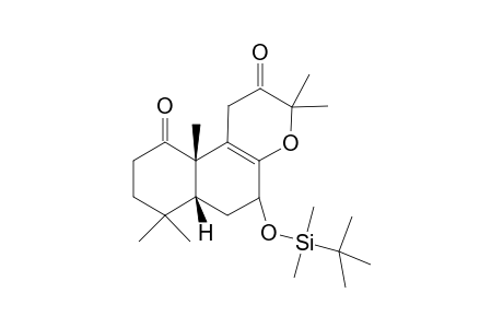 (6aR,10aS)-5-(tert-Butyl-dimethyl-silanyloxy)-3,3,7,7,10a-pentamethyl-5,6a,7,8,9,10a-hexahydro-1H,6H-benzo[f]chromene-2,10-dione