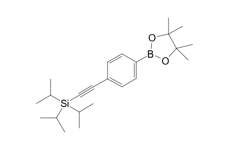 Triisopropyl((4-(4,4,5,5-tetramethyl-1,3,2-dioxaborolan-2-yl)-phenyl)ethynyl)silane