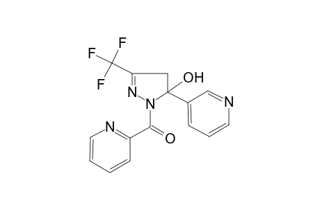 2-Pyrazolin-5-ol, 3-trifluoromethyl-5-(3-pyridyl)-1-(2-pyridylcarbonyl)-