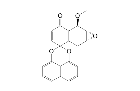 6,7-Epoxy-5-methoxyspiro[octahydro-naphthalene-1,2'-naphtho[1,8-de][1,3]dioxin]-4-one