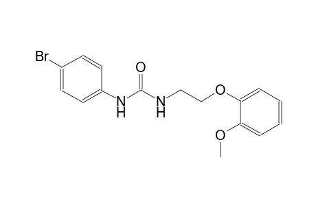 N-(4-bromophenyl)-N'-[2-(2-methoxyphenoxy)ethyl]urea