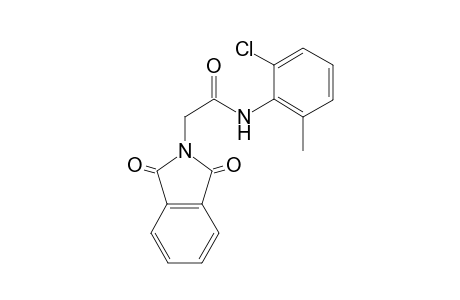 2-[1,3-bis(oxidanylidene)isoindol-2-yl]-N-(2-chloranyl-6-methyl-phenyl)ethanamide