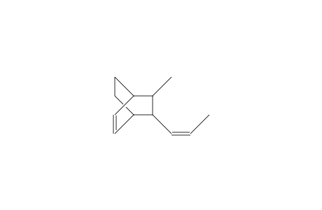 3-endo-Methyl-2-endo-(cis-1-propenyl)-bicyclo(2.2.2)oct-5-ene